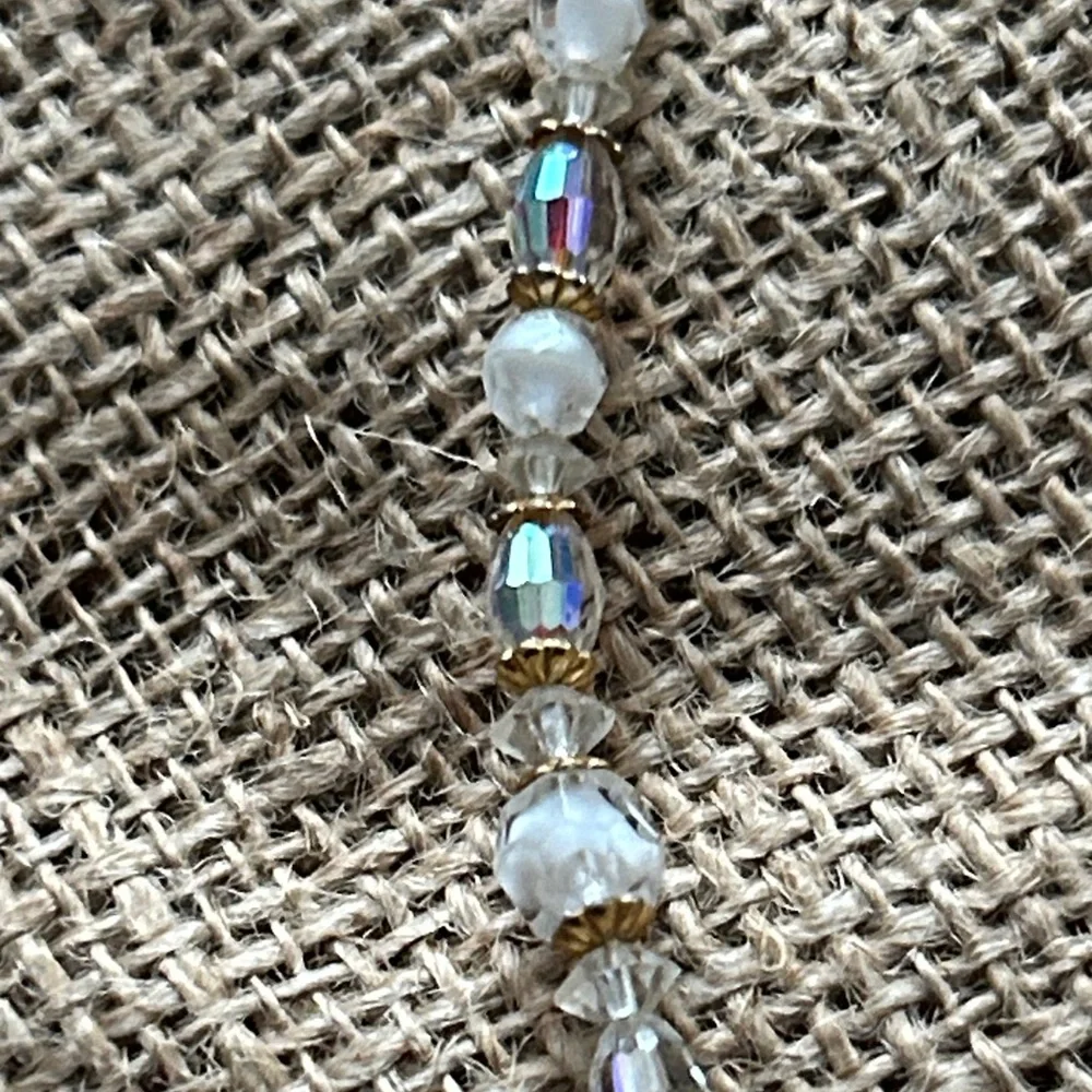 Elegant Crystal and other beaded Necklace